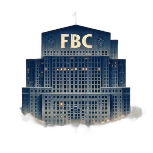 building, towering, fbc, dominates transparent PNG cut-out