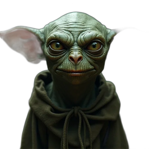 staff, mask, face, creature transparent PNG cut-out