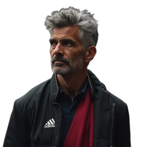 jacket, face, staff, mask transparent PNG cut-out