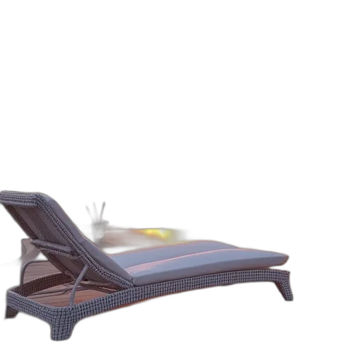 furniture, 3d render, white, rattan transparent PNG cut-out