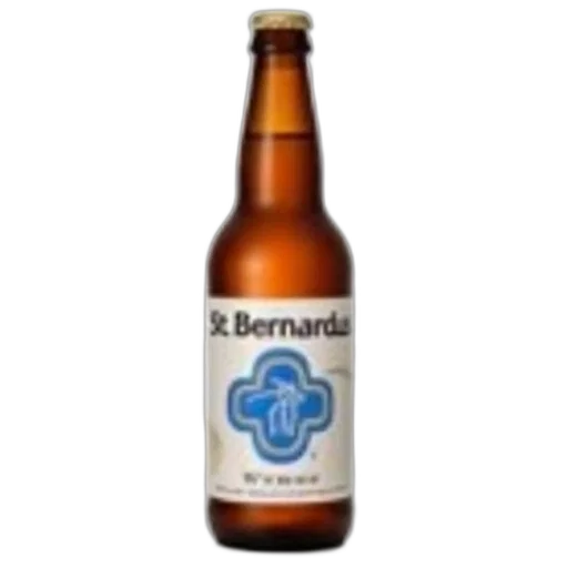bottle, 3d render, bernardus, witbier transparent PNG cut-out