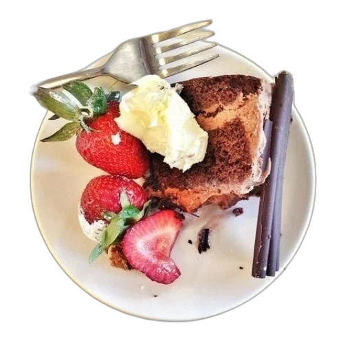 food, plate, chocolate, cake transparent PNG cut-out