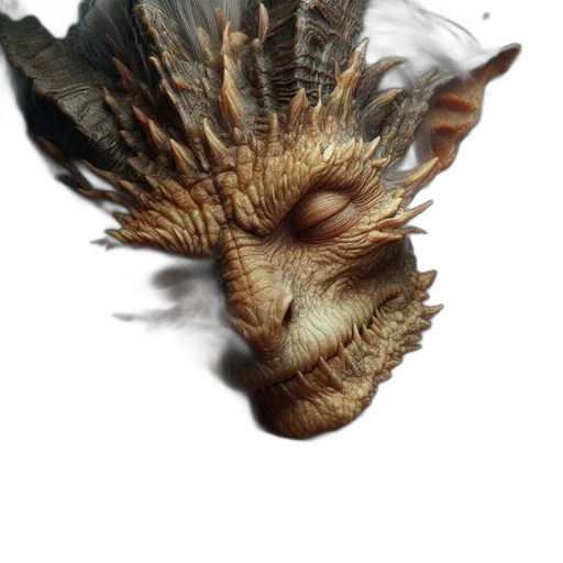 dragon, mask, creature, face transparent PNG cut-out