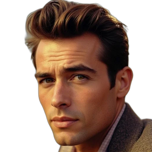 face, hair, jacket, animal transparent PNG cut-out