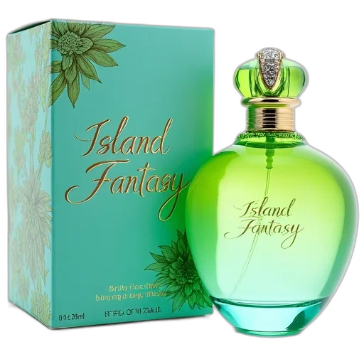 bottle, island, fantasy, perfume transparent PNG cut-out