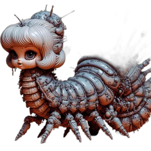 creature, hair, animal, dragon transparent PNG cut-out