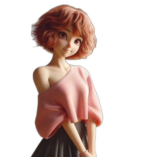 dress, jacket, 3d render, concept art transparent PNG cut-out