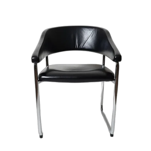 furniture, crown, 3d render, black transparent PNG cut-out