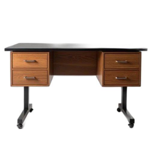 furniture, staff, 3d render, wooden transparent PNG cut-out