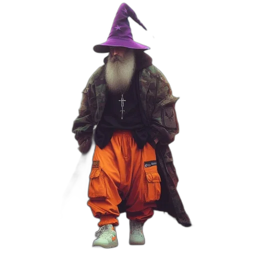 staff, creature, hat, concept art transparent PNG cut-out