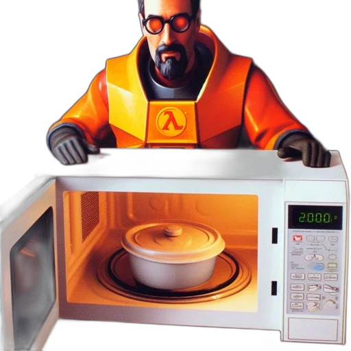 robot, food, furniture, 3d render transparent PNG cut-out