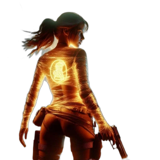 weapon, jacket, concept art, cyberpunk transparent PNG cut-out