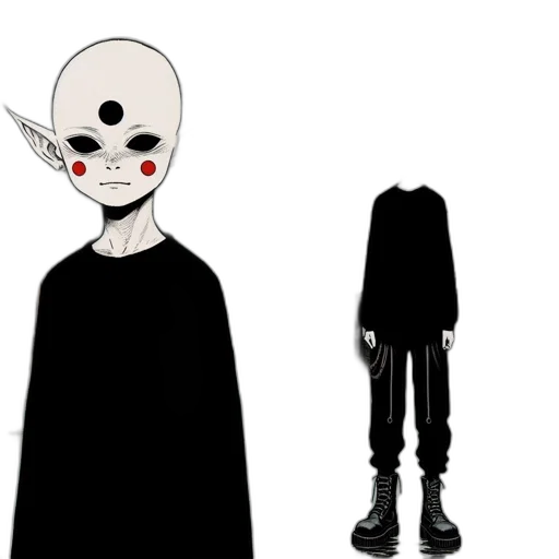 mask, staff, creature, face transparent PNG cut-out