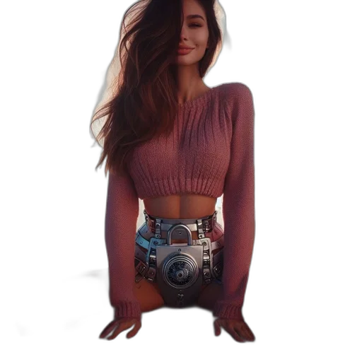dress, jewelry, jacket, robot transparent PNG cut-out