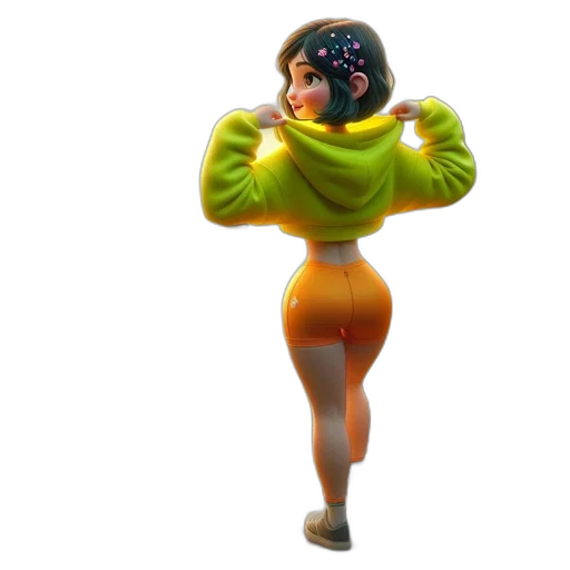 jacket, dress, staff, concept art transparent PNG cut-out