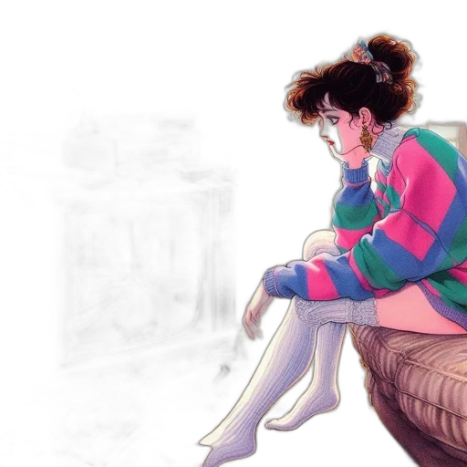 jacket, dress, watercolor, concept art transparent PNG cut-out