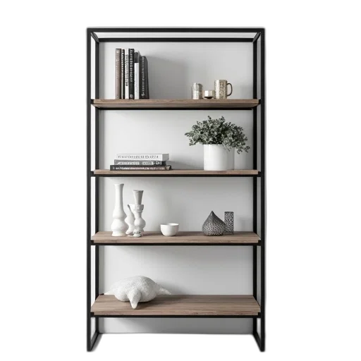 furniture, 3d render, monochrome, black transparent PNG cut-out