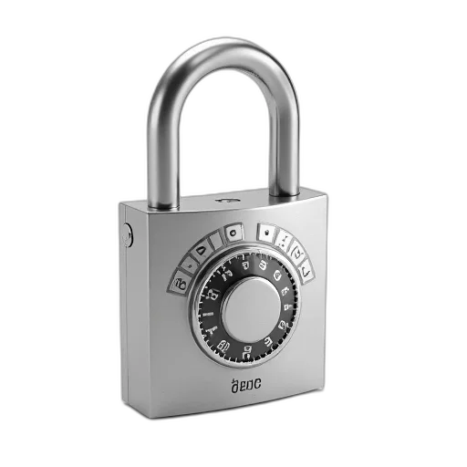 jewelry, silver, padlock, smooth transparent PNG cut-out