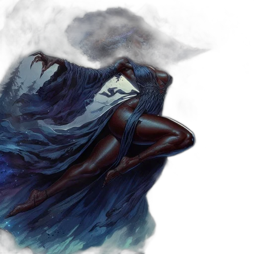 dress, dragon, mask, creature transparent PNG cut-out
