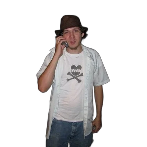 hat, staff, face, jacket transparent PNG cut-out