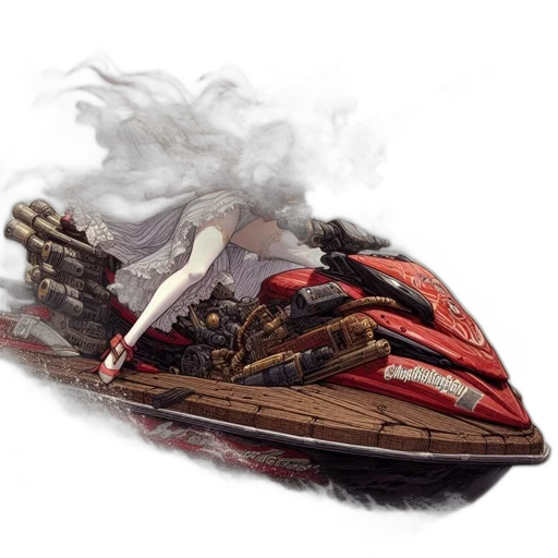 shoes, weapon, dragon, car transparent PNG cut-out