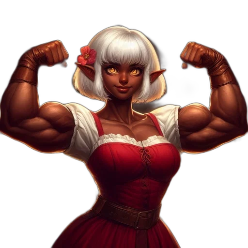 weapon, dress, staff, fantasy art transparent PNG cut-out