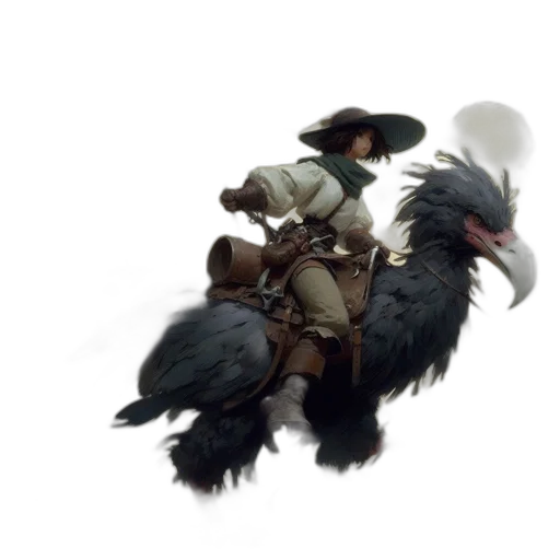dragon, hat, weapon, animal transparent PNG cut-out