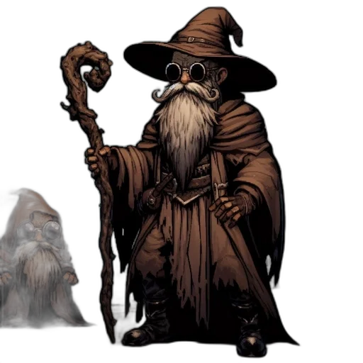 staff, concept art, fantasy art, comic book art transparent PNG cut-out