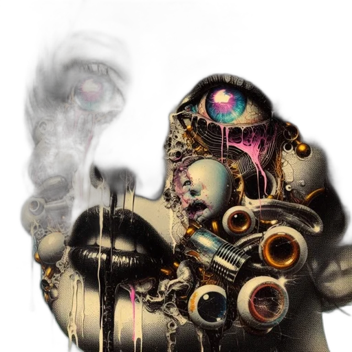 robot, mask, weapon, face transparent PNG cut-out
