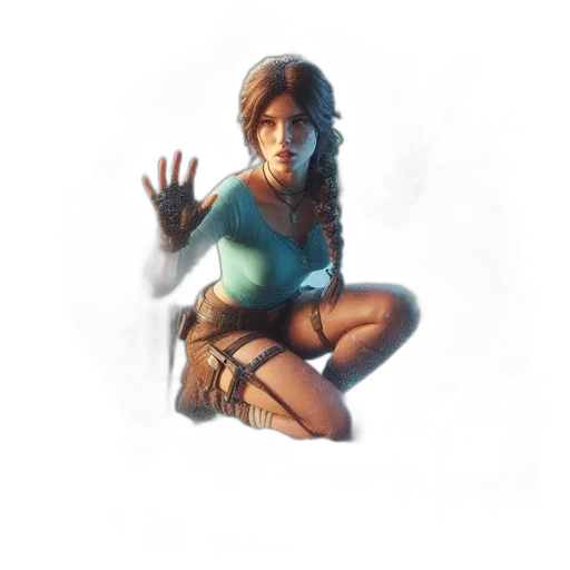 staff, face, weapon, fantasy art transparent PNG cut-out
