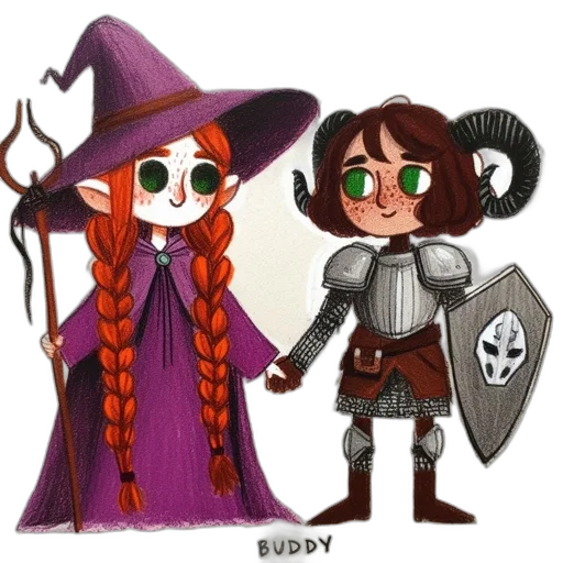 concept art, fantasy art, pixel art, comic book art transparent PNG cut-out