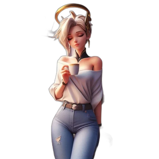 staff, dress, robot, weapon transparent PNG cut-out
