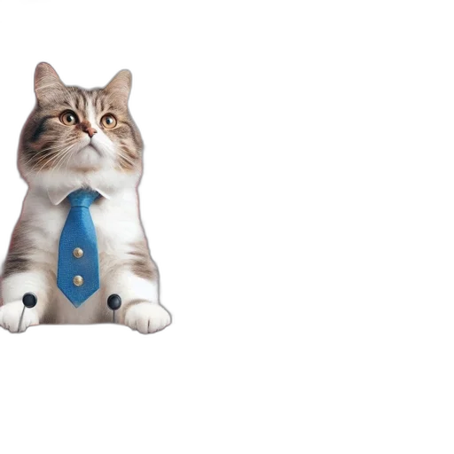 staff, animal, 3d render, photorealistic transparent PNG cut-out