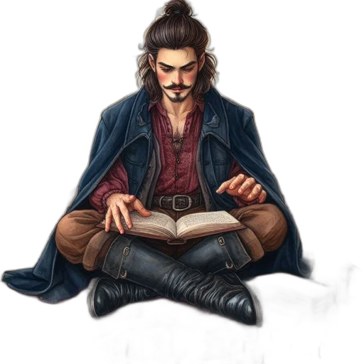 jacket, fantasy art, concept art, comic book art transparent PNG cut-out