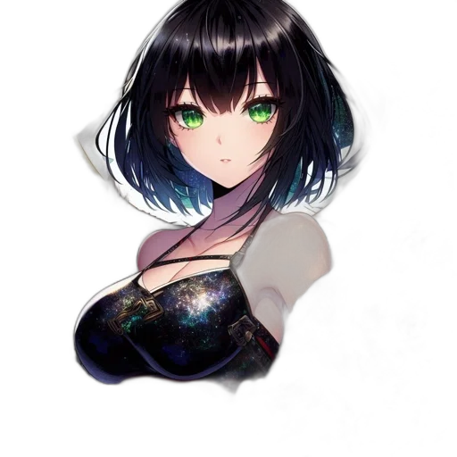 dress, face, hair, mask transparent PNG cut-out