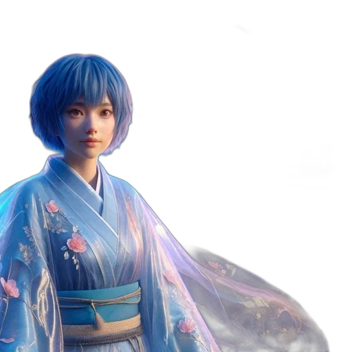 concept art, 3d render, fantasy art, anime transparent PNG cut-out