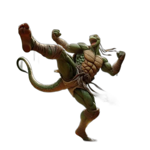 creature, dragon, staff, weapon transparent PNG cut-out