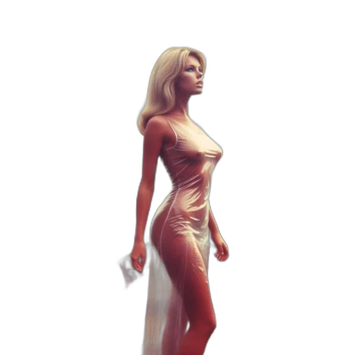 dress, robot, concept art, 3d render transparent PNG cut-out