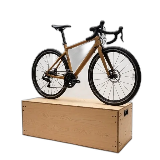 furniture, 3d render, bike, mounted transparent PNG cut-out