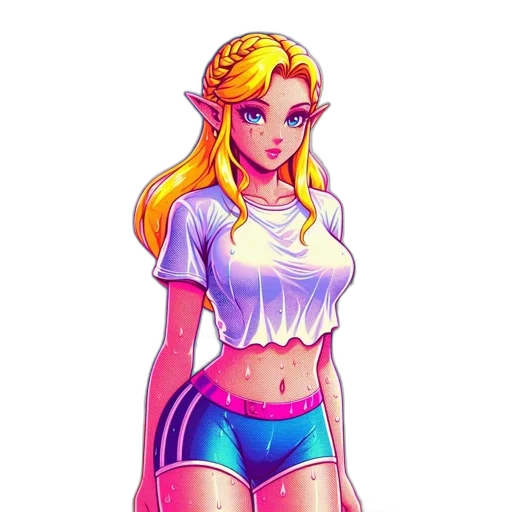 dress, staff, pixel art, fantasy art transparent PNG cut-out