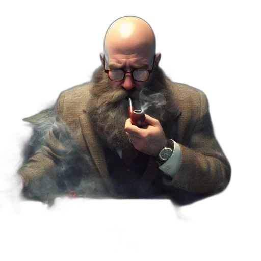 jacket, staff, weapon, animal transparent PNG cut-out