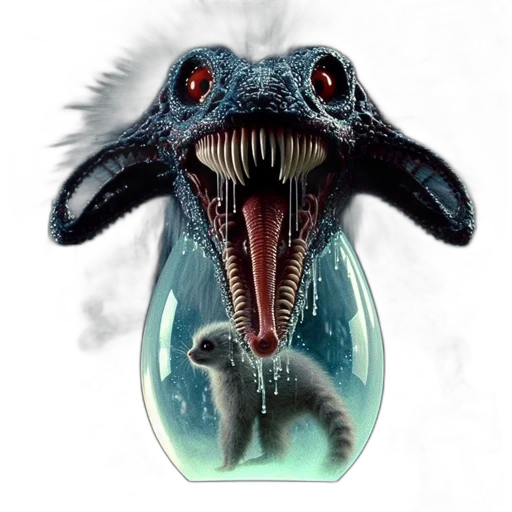 dragon, creature, animal, mask transparent PNG cut-out