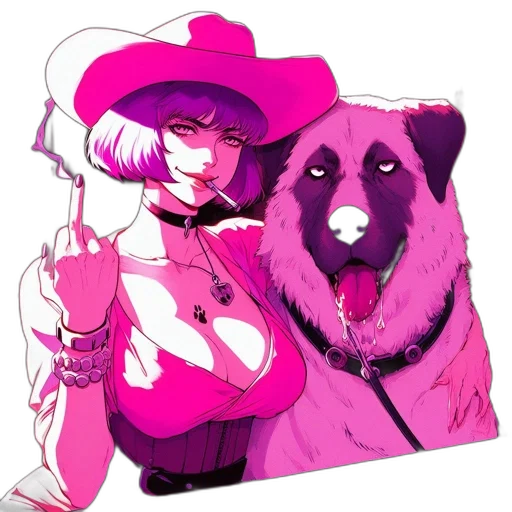 hat, animal, staff, jacket transparent PNG cut-out