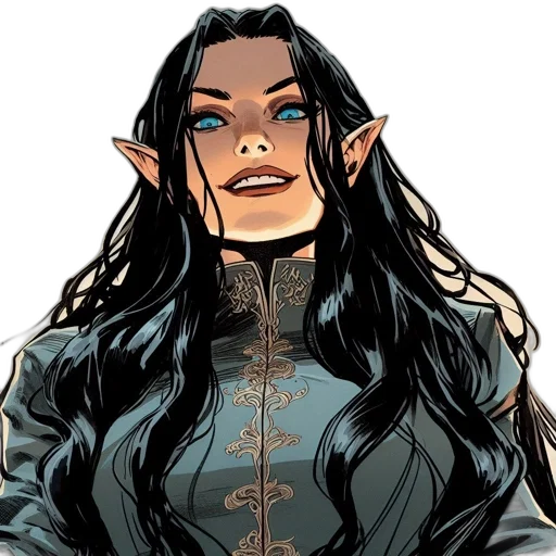 face, comic book art, fantasy art, concept art transparent PNG cut-out