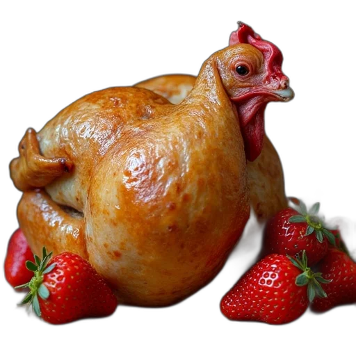 food, animal, creature, photorealistic transparent PNG cut-out