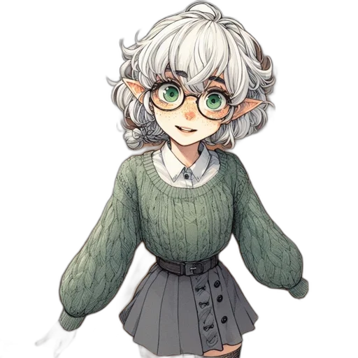 staff, creature, dress, jacket transparent PNG cut-out