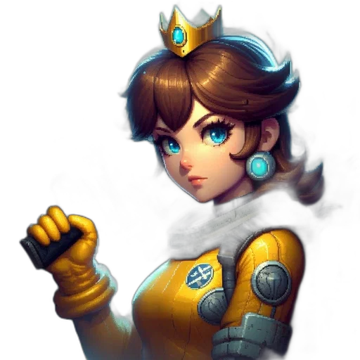 robot, staff, crown, concept art transparent PNG cut-out