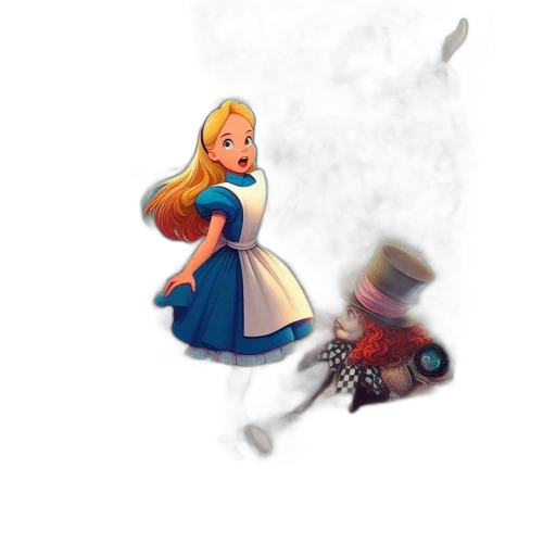 dress, staff, weapon, robot transparent PNG cut-out
