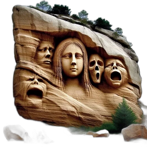 face, mask, photorealistic, fantasy art transparent PNG cut-out