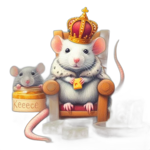 crown, hat, concept art, 3d render transparent PNG cut-out